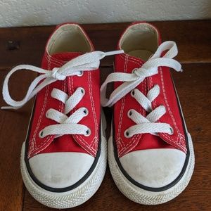 Converse toddler red 7